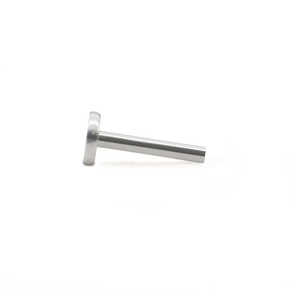 16g Internally Threaded Titanium Labret - Post Only - High Polish