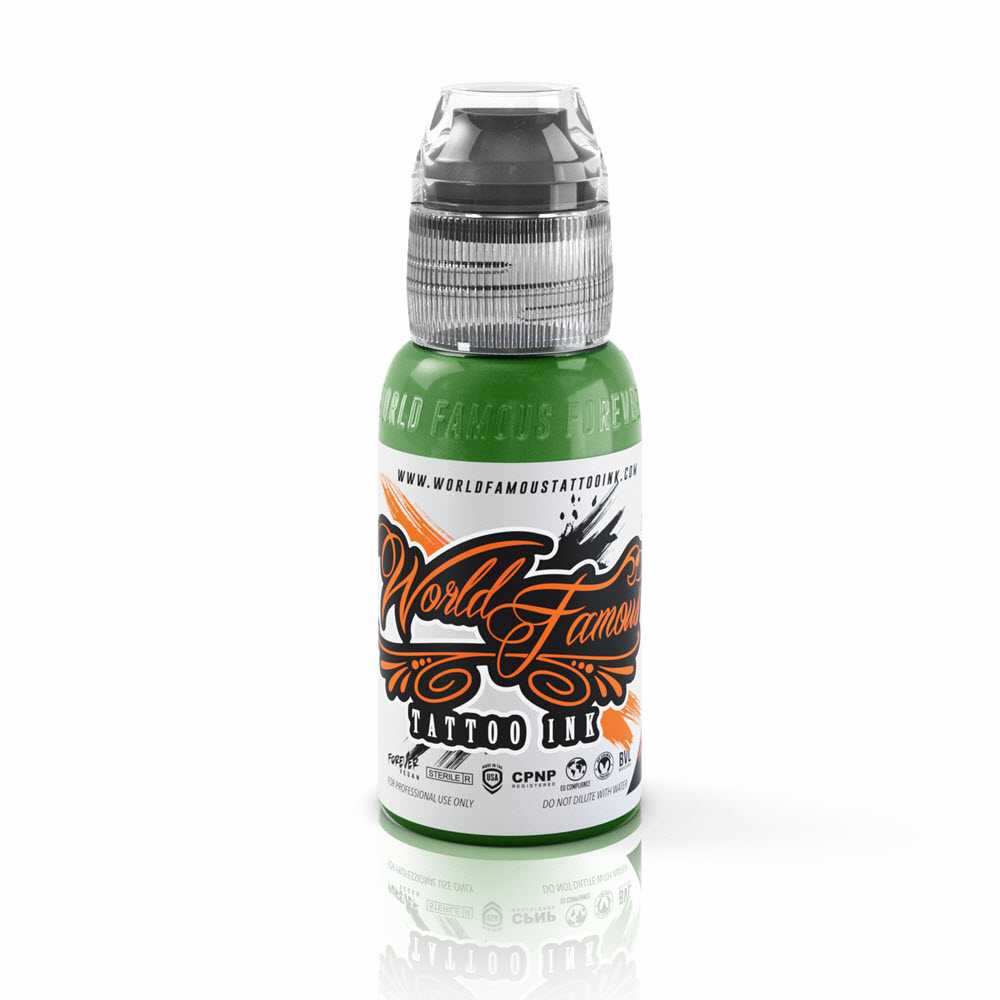 World Famous Tattoo Ink - Everglades Green
