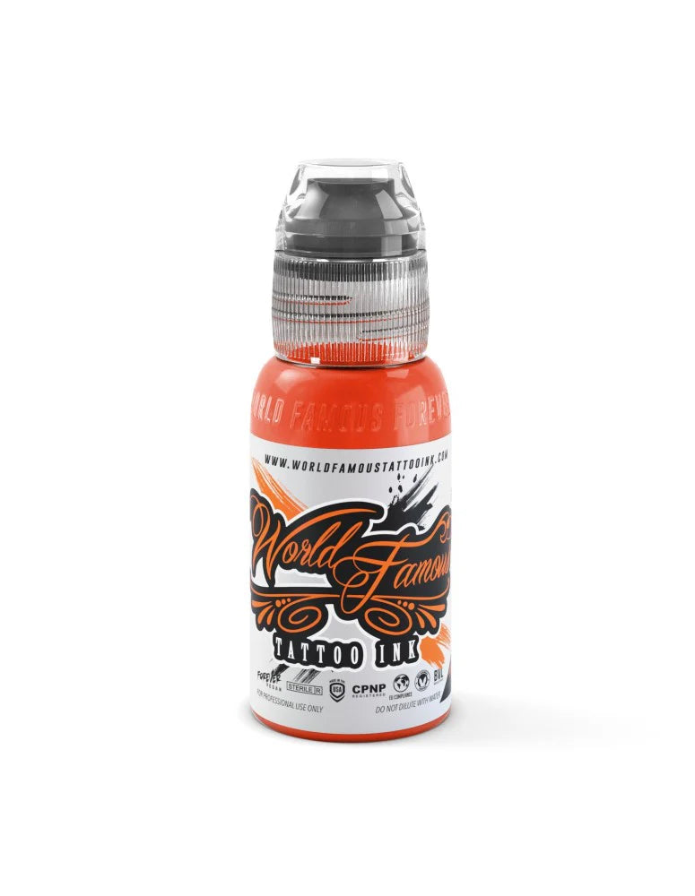 World Famous Tattoo Ink - Straight Orange
