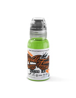 World Famous Tattoo Ink - Master Mike Asian Tattoo - Money Frog Green