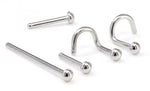 18g Surgical Steel Plain Nostril Screw
