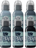 World Famous Tattoo Ink Set - AD Pancho Pastel Grey Set