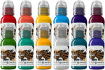 World Famous Tattoo Ink Set - Primary Set #3 Set
